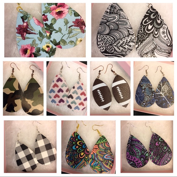 ANIMAL TEARDROP EARRINGS - Picture 3 of 6